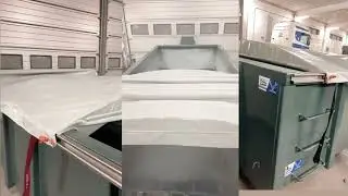 Zeilsysteem mobiele mestcontainer