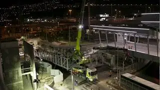CINEMALL HAIFA - A TIME-LAPSE BRIDGE CONSTRUCTION
