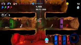 Spelunker Party! 1-L Get all litho-orbs みんなでワイワイ！スペランカー 全石版取得