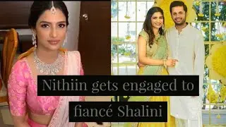 Nithin weds Shalini engagement visuals || sd entertainment