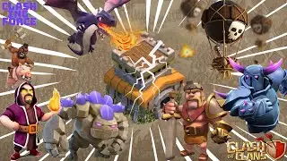 Th8 War Attack Tutorial | Coc | ClashingForce | Attack Guide Coc  | How to 3 Star Max Th 8 Base 2022