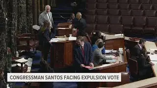 Congressman George Santos faces expulsion vote over 23 federal charges