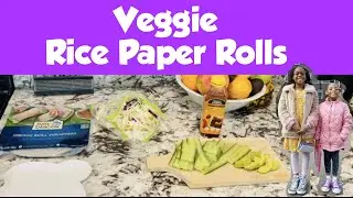 Making Veggie Rice Paper Rolls | ALECIA MAKES THAT