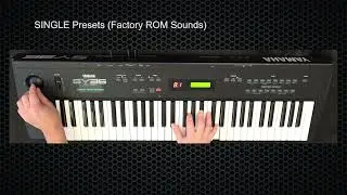 Yamaha SY35 - Factory and User Presets Demo (Sounds Only)