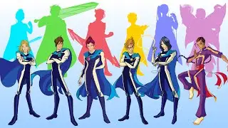 Winx Club redesigns (Part 3 - Specialists) [Speedpaint]