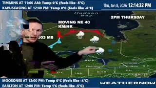 THU JAN 8TH NOON EDITION 12HR FORECAST MAPS
