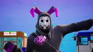 Last Day On The Springfield Map | Fortnite Rabbit Raider (Dark) Gameplay