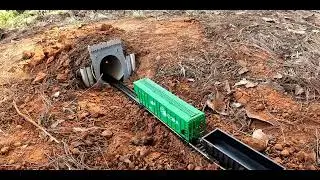 Projeto Ferrovia de quintal em andamento. 