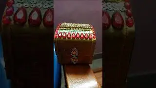 Titan watch box Changed into jewellery box #watchbox #boxcraft