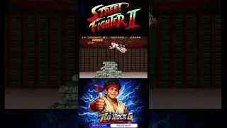 Strret Fighter II - Quebrando pedras - Ryu breaking rocks - T&eacute;o Rcok 6