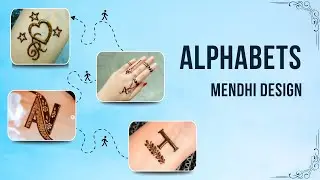 alphabet mehndi design(simple mehndi design) #simple #alphabet #mendhitattoos #viralvideos #videos