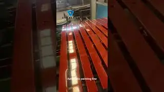 Automatic painting production line of leaf spring.