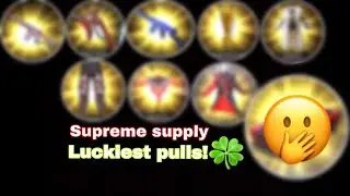 Spending Thousands Of Diamonds/The Luckiest Pulls Of Supreme Supply! Rules Of Survival Spending #1