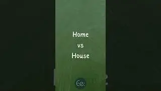 Home vs House 🏠 What&rsquo;s the Difference? by English explained #words #difference #meaning #explained