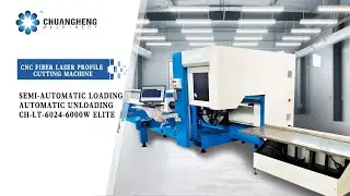 Fiber laser profile cutting machine CH-LT6024-6000W semi-automatic loading and unloading pipe cut