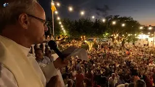 Chegada da Imagem de Nª Srª dos Anjos Igreja Vila de Agua de Pau 15 08 2023