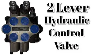 2 Lever Hydraulic Control Valve - DCV 30/2 | Haq Bahoo Traders | 2 Spool Hydraulic Control Valve