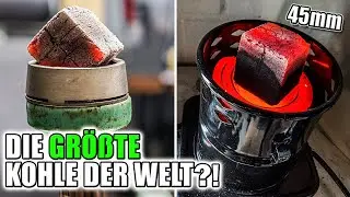 😨 Die GR&Ouml;&szlig;TE Shisha Kohle?! | 45mm Kohle! 😨 | Experiment
