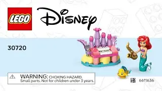 LEGO 30720 Instructions | Disney | Ariel & Flounder's Birthday Music Fun | Polybags
