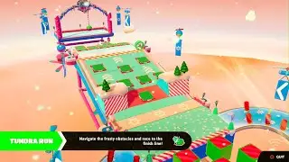 Fall Guys &ndash; Tundra Run &ndash; PS5 gameplay 🍀👌🐭