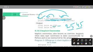 NCERT Class 11 Python Chapter 5 | Type Conversion & Syntax, Logical, Runtime Errors I Debugging