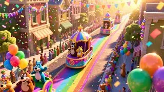 Princess Piggy&rsquo;s Ice Cream Parade | Fun Animal Song for Kids | Nursery Rhymes & Songs for Children