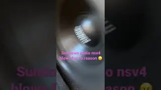 Sundown audio nsv4 sub blows for no reason ( blows easy )