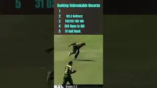 Ranking Unbreakable Records | #cricket #cricketaddict #iplcricket #trending #viral #youtube #shorts
