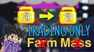 PROFIT 1DL WITH TRADE ONLY!! | [NO FARM,NO MASS]|Best Profit Method 2021| GROWTOPIA