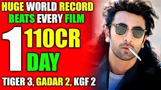 Animal 1st Day Box Office Collection | Biggest Record | Ranibr Beats Salman, Yash, Prabhas