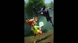 Oops! Fawn Accidentally Glitter-Bomb the Forest! (Epic Fail!) #cartoon #3danimation #animaladventure