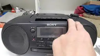 SONY CFD-38 [220V] เครื่องเล่นเทป+CD+วิทยุ ใช้งานได้เต็มระบบ [กลับม้วนเองอัตโนมัติ[MAGA BASS]