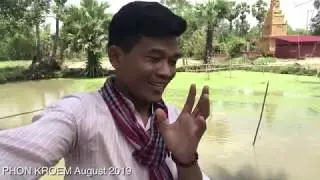 Fish feeding for farmers in Kampot province, TaKroem Official