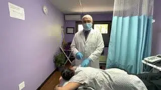 Posterior 2nd Rib pain, examine and treat With SCS with live case, raw  Dr Salem  DPT CLINIC AT NYC