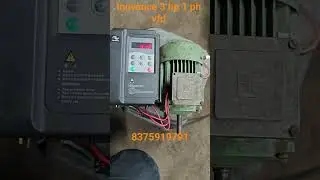 INOVANCE 3HP 1PH VFD CONTACT NO 8375919791 #vfd #industrial #automation #inovance  #acdrive
