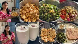 Iske बिना h अधूरी holi preparations +snacks & Breakfast🍱 thandai🌺 mathri nimki🌺 bhindi fry🌺 paratha