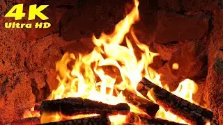 🔥 Soothing Fireplace Sounds Winter, Relaxing Fireplace Crackling Sounds, Winter Fireplace Deep Slee