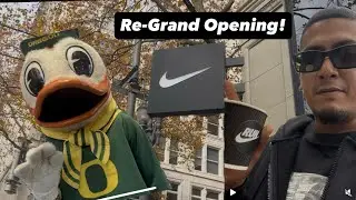 Nike Portland Re-Grand Opening!@nike #nike #sneakerhead #jordan #sneakers #shopping #pnw #viral #yt 
