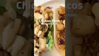 🔥High-Protein Chicken Tacos for Fat Loss (43g Protein, 421 Calories) #fatloss #healthyfood