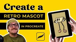 Create a Retro Mascot Character with Ease in Procreate! | Be Someone Design Co.