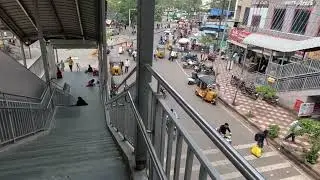 Nampally Metro Station & Surroundings View-Hyderabad as on 25.04.2023  Telanagana-India