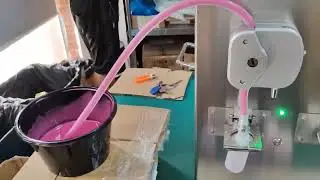 Nail polish dispenser filling testing video