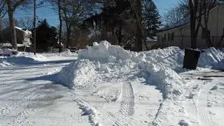 TORMENTA INVERNAL II 2022 LONG ISLAND NEW YORK VISTA AEREA.