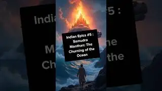 Indian Epics #5 : Samudra Manthan: The Churning of the Ocean #youtubeshorts #explore  #shorts