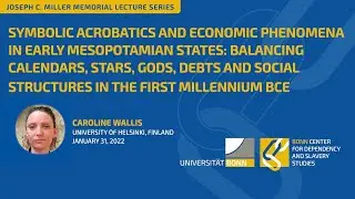 Symbolic acrobatics and economic phenomena in early Mesopotamian states.
