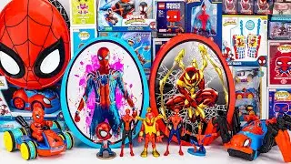 Marvel Spiderman Collection Unboxing Review | Spider-Man Crawl N Blast | Iron Spider vs Glow FX Mask