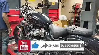 Super meteor 650 leg guard or sump guard fitting video #supermeteor650