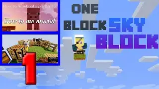 Minecraft, but you only get one block - OneBlock SkyBlock Ep. 1