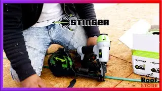 Stinger CN100B Cap Nail Gun and Stinger NailPac Demonstration