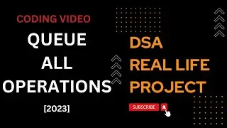 DSA Real Life Project using  Queue in Hindi | Coding Video